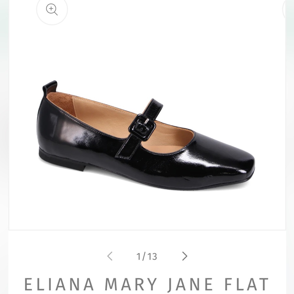 New in Box Bueno Black Patent Leather Mary Jane Shoes Size 9